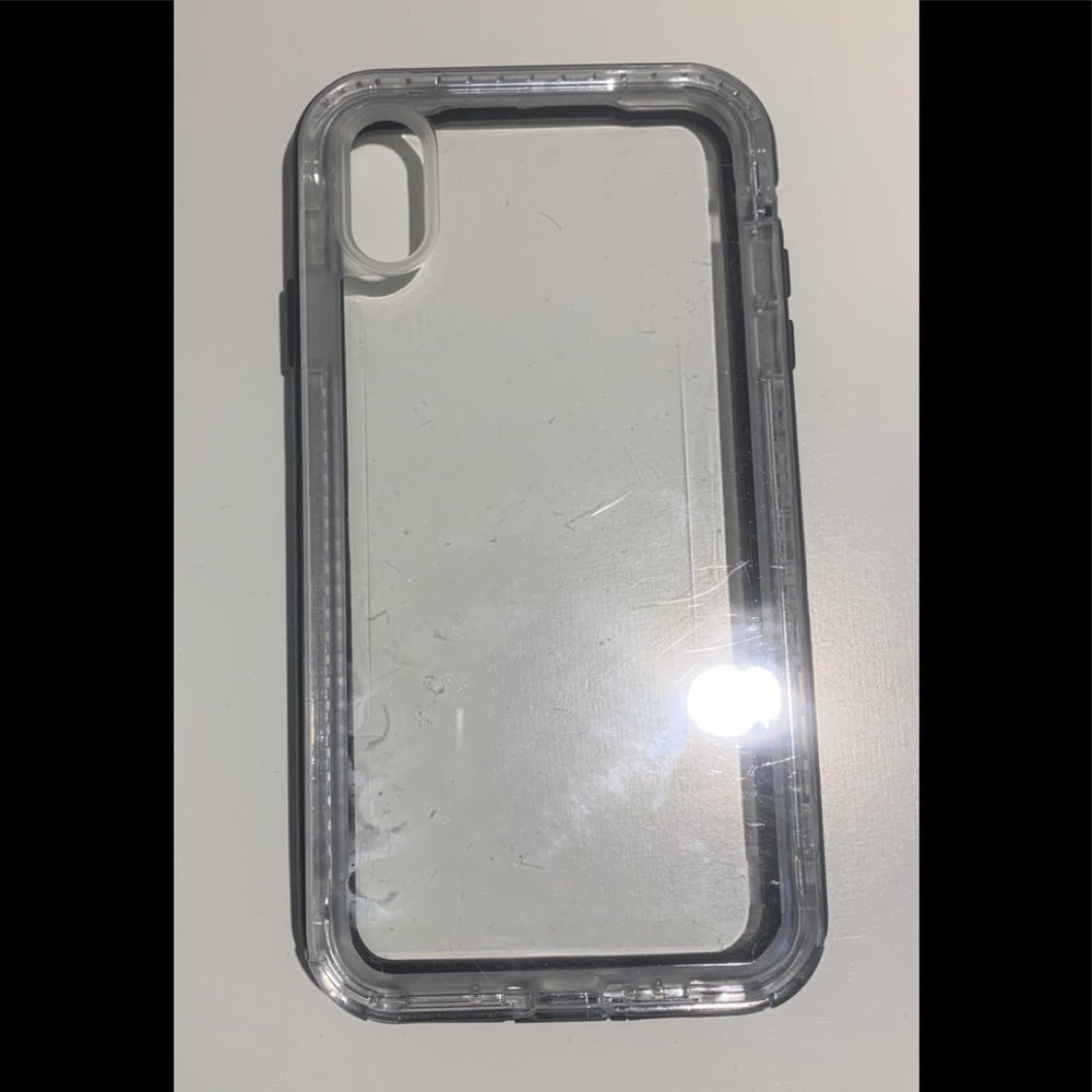 Clear 10 X plus case. Life Proof style